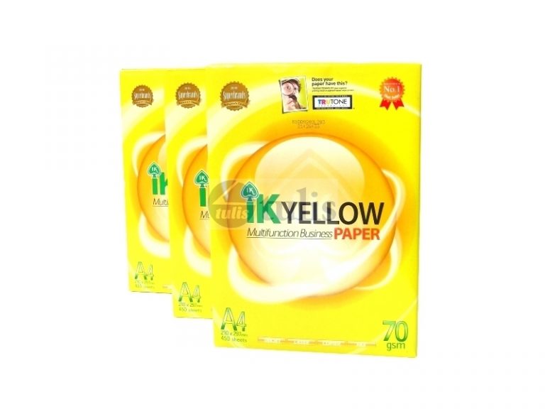 IK PAPER A4 80GSM 450S (YELLOW PACK) – 顺文房四宝有限公司